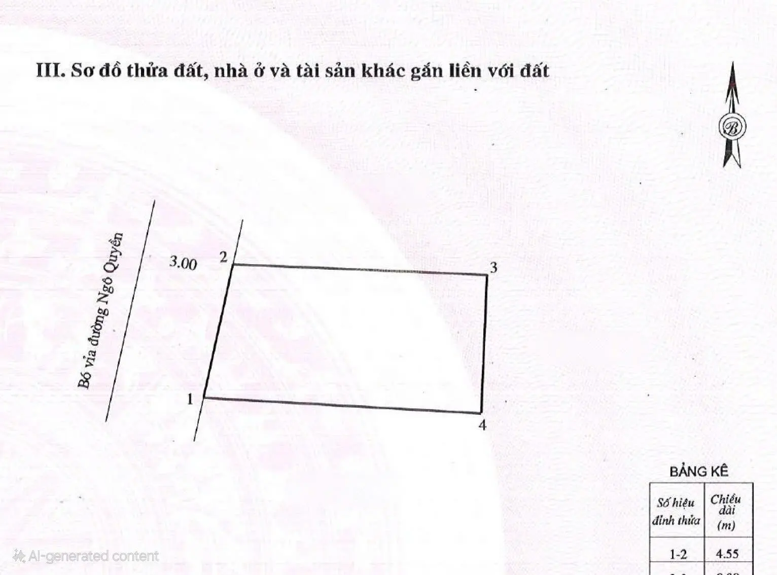 Bán nhà riêng tại đường Ngô Quyền, giá 5,3 tỷ vnd, diện tích 40m2