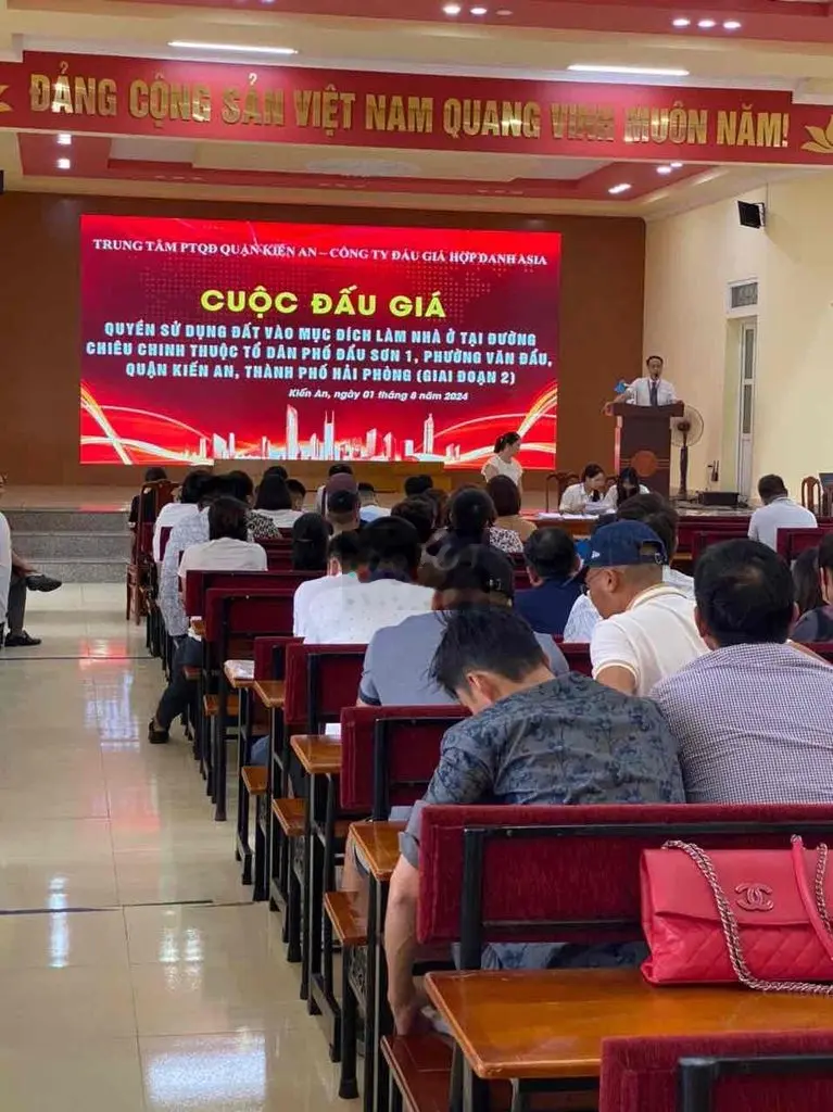 Bán 16 lô đất đấu giá Chiêu Chinh - Kiến An