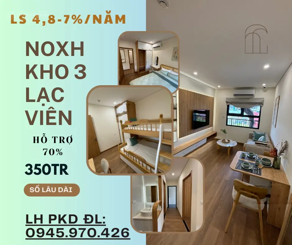 Nhà ở xã hội kho 3 Lạc Viên sổ lâu dài, trung tâm Ngô Quyền, q1/2025 bàn giao