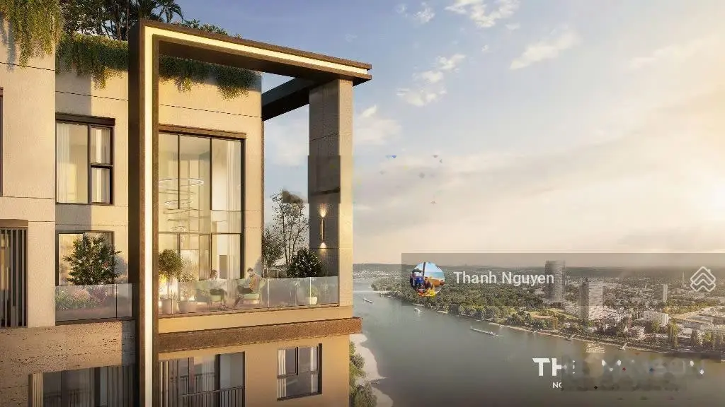 Bán Penthouse 213m2 thông tầng 28+29 view sông Bạch Đằng vĩnh viễn giá 7,1 tỷ Thủ Dầu Một