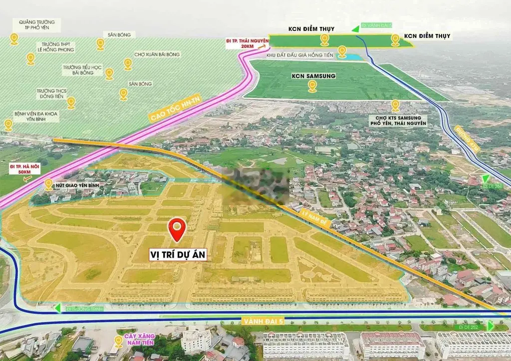 Bán đất tại Lý Nam Đế, Phổ Yên, Thái Nguyên. Diện tích 90m2
