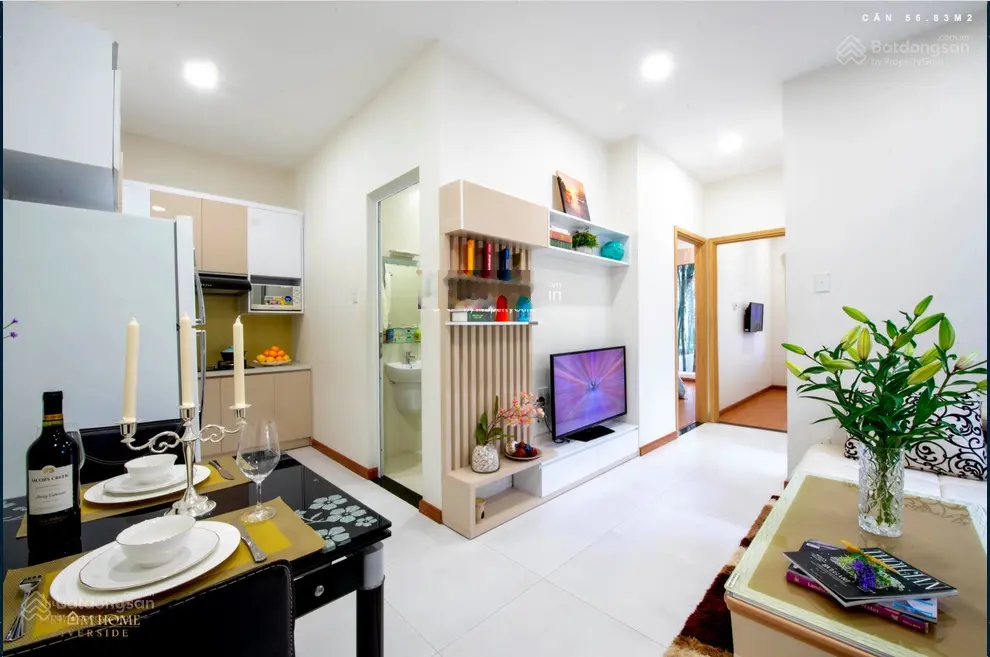 Chung cư Quận 8 2PN 56m2 giá chỉ 1tỷ390