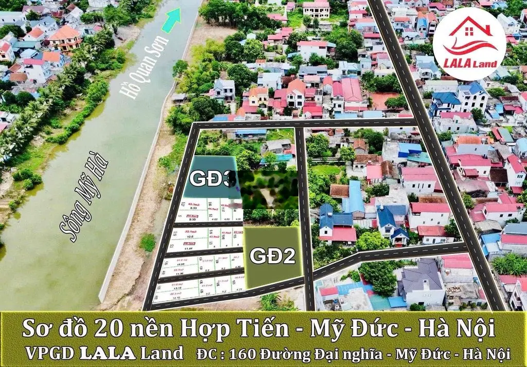 445tr - viêm khê- hợp tiến- mỹ đức ngõ ô tô tải view đê thoáng mát