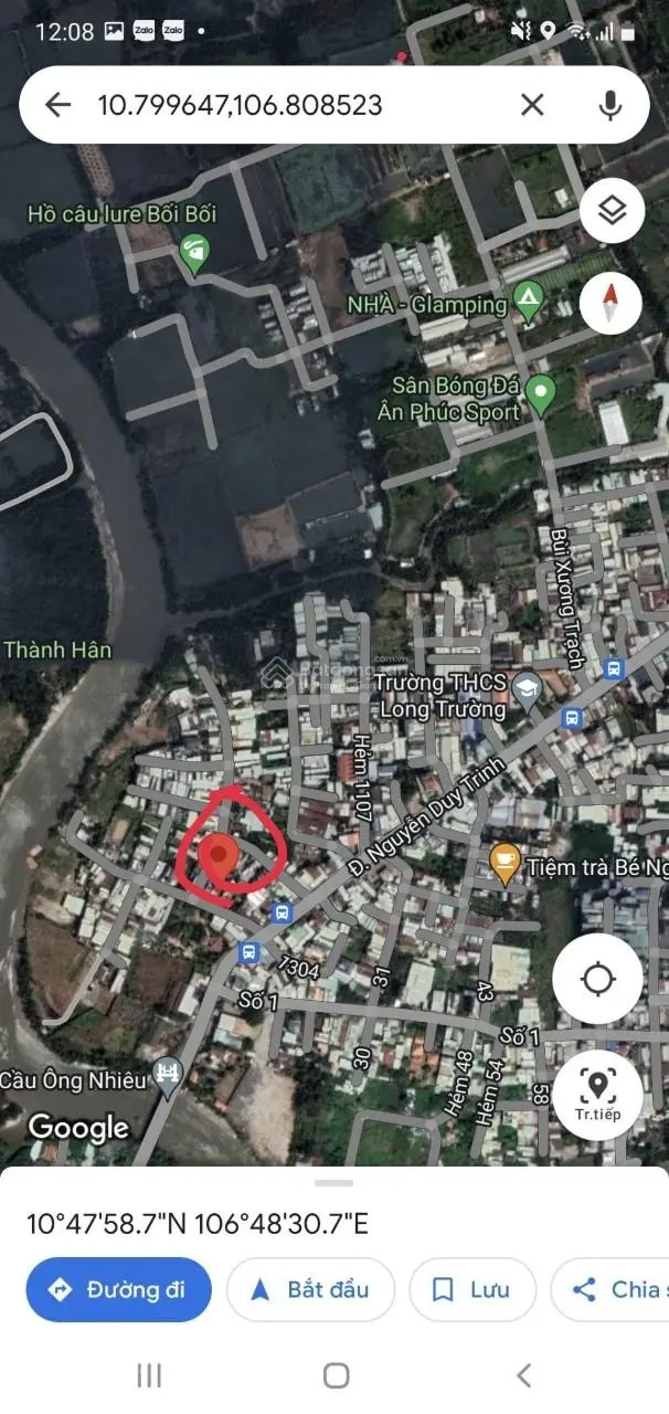 Bán đất mặt tiền đường Số 2-Nguyễn Duy Trinh, DT: 234 m2(ngang 9m), giá: 13tỷ8 TL. LH: 0903 333 ***