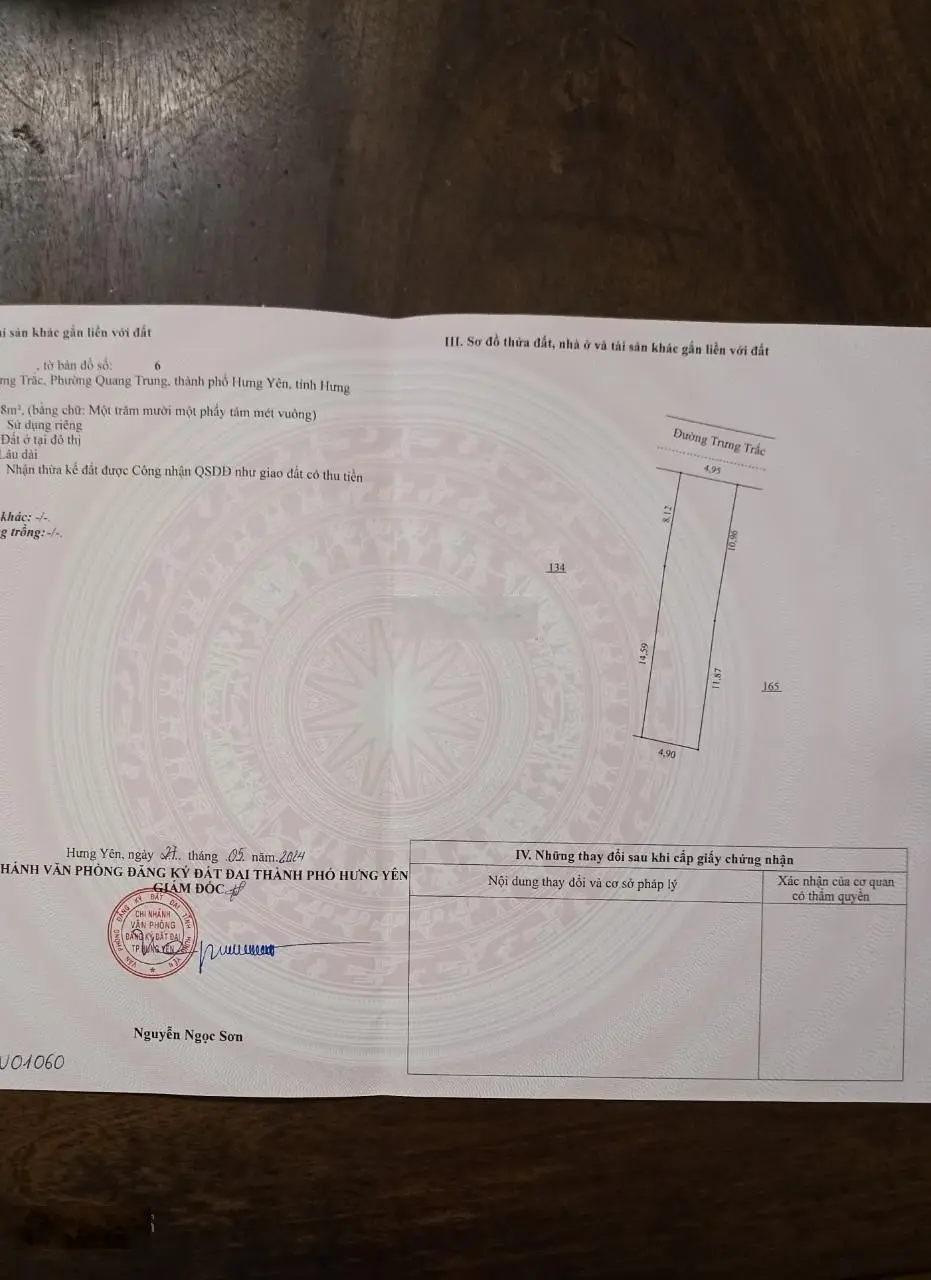 Chính chủ cần bán gấp căn nhà phố Trưng Trắc thành phố Hưng Yên, tỉnh Hưng Yên