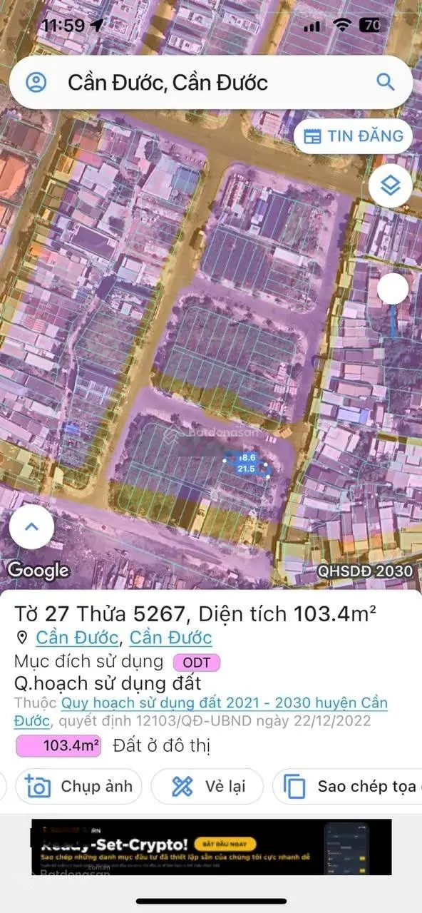 Đất nằm ngay trung tâm chợ đêm Thắng Lợi