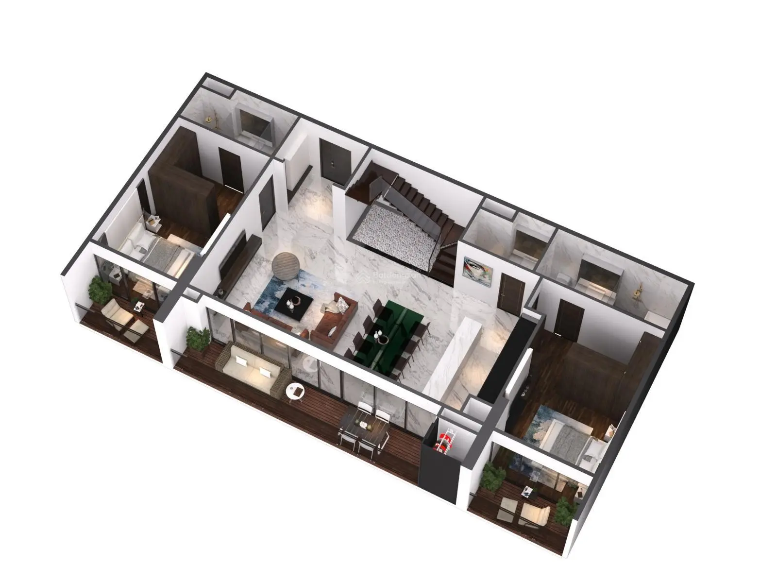 Green Iconic Long Biên 2PN 79,6m2 từ 4,4 tỷ & duplex 3PN 170m2 từ 10,x tỷ & Pent 219m2 16 tỷ