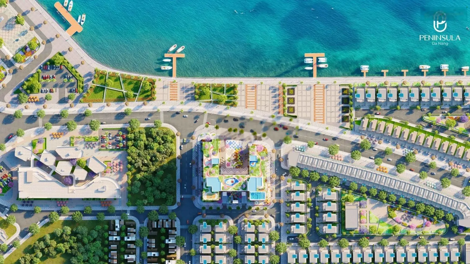 Giỏ hàng cực đẹp căn hộ Peninsula Đà Nẵng, căn 2PN view Sông Hàn, diện tích 73,2m2, hướng Đông Nam