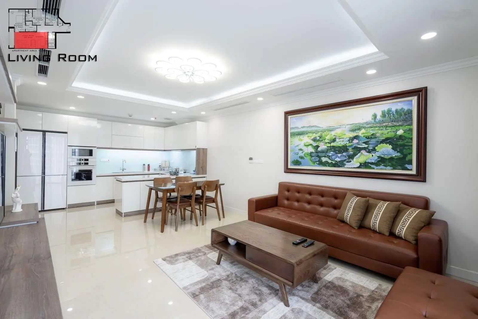 Tốp 1 căn diện tích 111m2 gồm 3 ngủ đẹp nhất tòa D'Le Roi Soleil số 2 Đặng Thai Mai