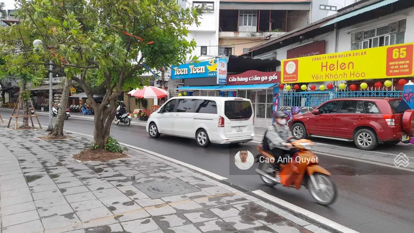Bán nhà 34m2 2T mặt phố view hồ lô góc 2 vỉa hè MT 5m Quận Tây Hồ 27,5 tỷ Nguyễn Đình Thi