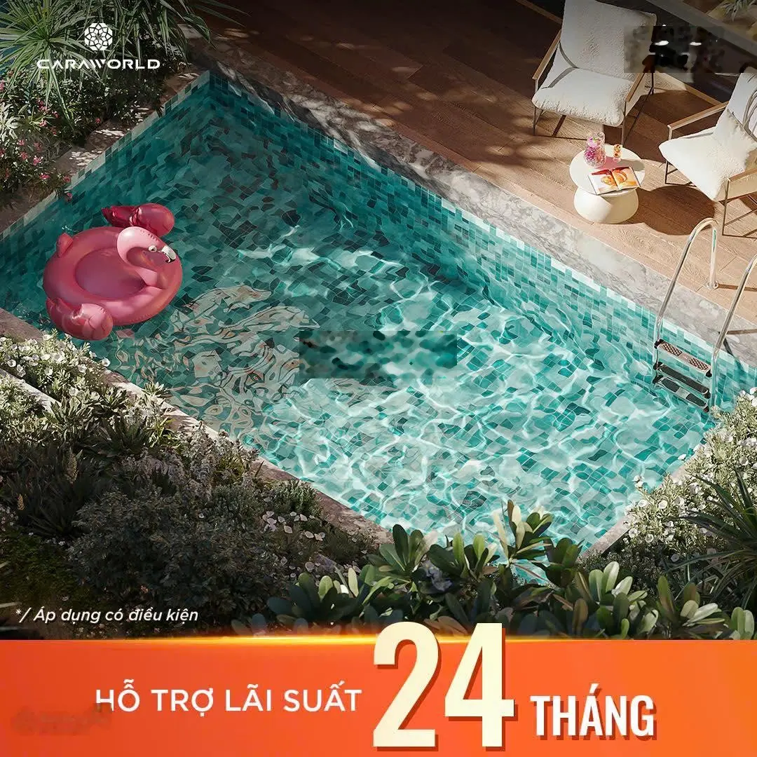 800TR Sở Hữu Nhà Phố Biển CaraWorld Đối Diện Club House & Công Viên, Giãn TT 48 tháng