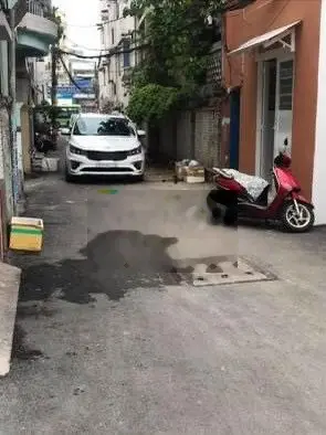 Hẻm nhựa 5m QL 13 ngay Cv Tầm Vu 44m2 nở hậu 5m trệt 3 lầu ST
