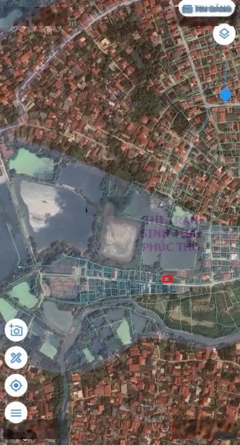Cực hiếm đất tại thị trấn Phúc Thọ đường ô tô thông view hồ, giá tốt chỉ 1,3 tỷ vnd, 45m2