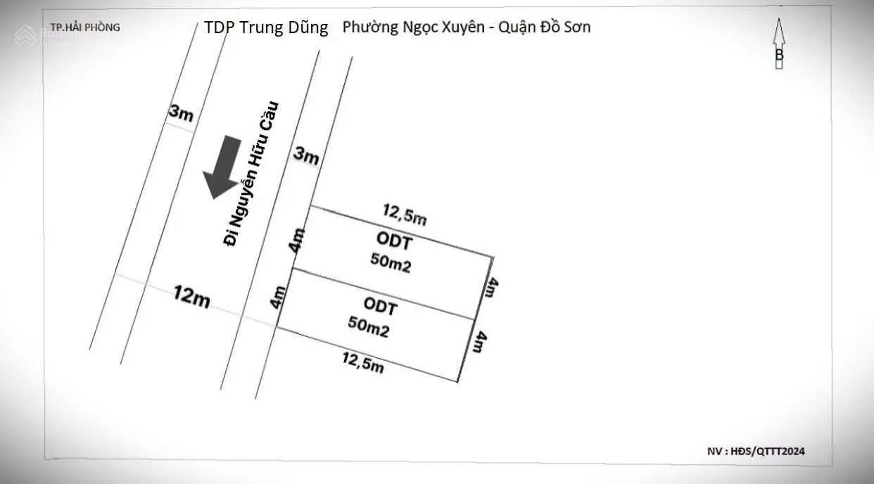 Chính chủ gửi bán gấp 2 lô F0 mặt đường TDP Trung Dũng, Đồ Sơn