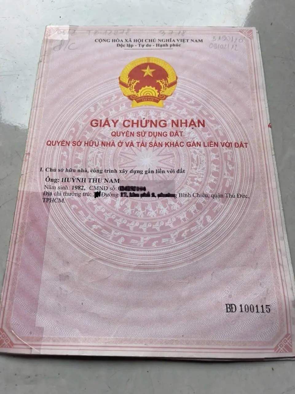 Cần bán gấp nhà 2 lầu 1 trệt, nằm tại Phường Bình Chiểu, Quận Thủ Đức