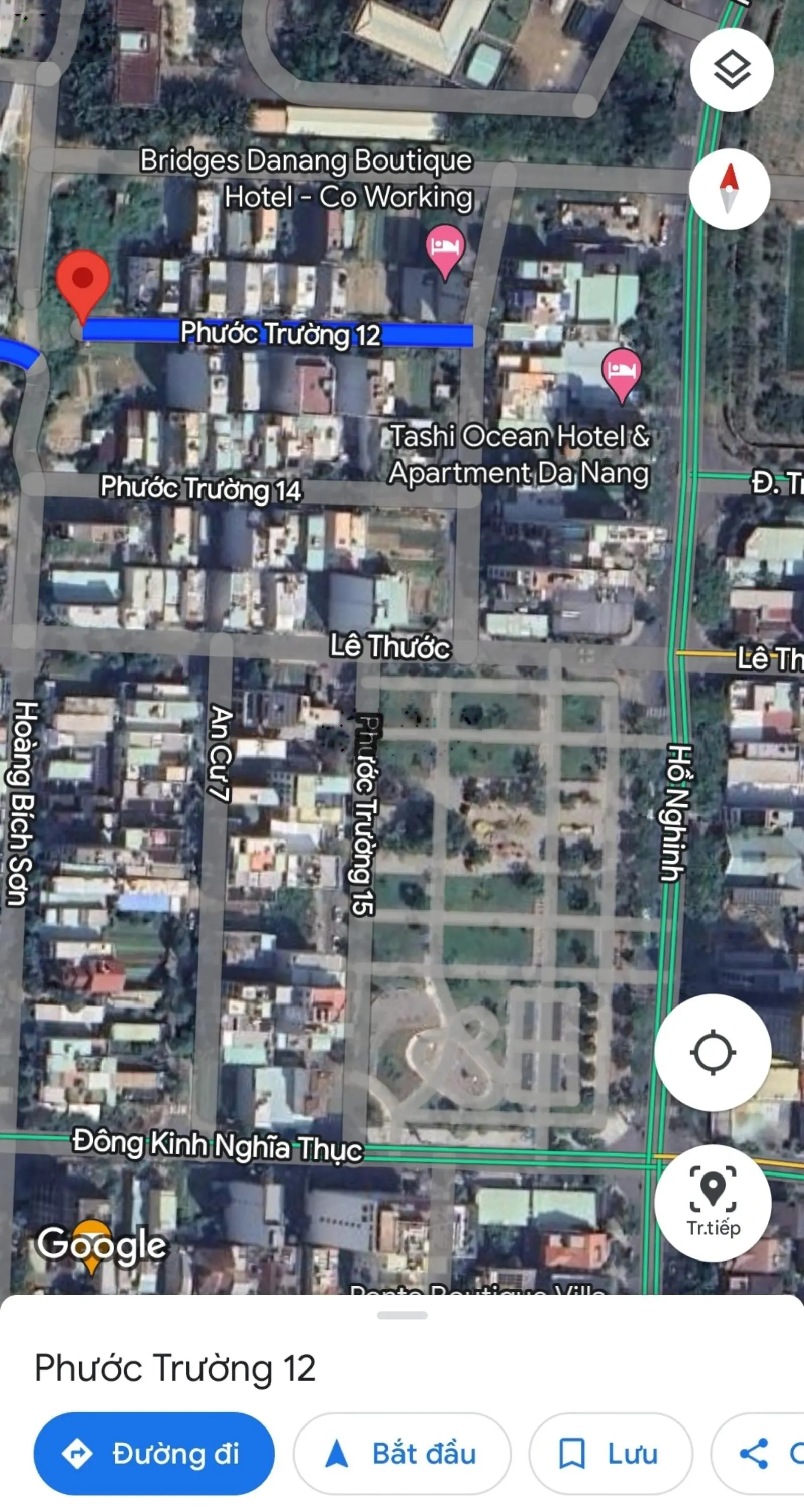 Bán lô đất biển Mỹ Khê Đẹp đẹp MT đường Phước Trường 12, gần biển - Công viên Hồ Nghinh