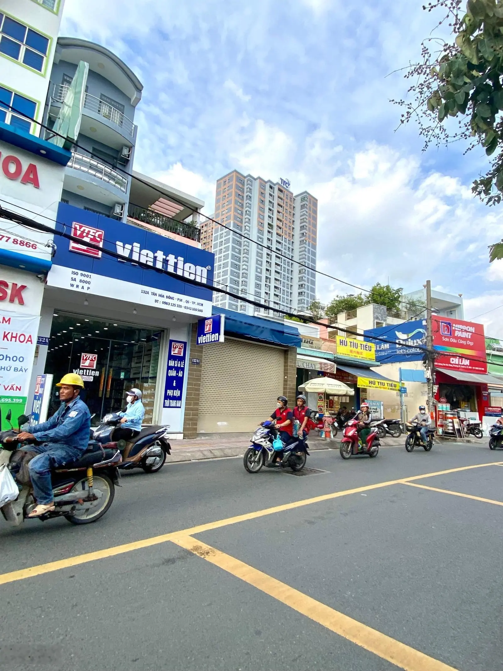 Nhà mặt tiền ngộp Tân Hoà Đông, ngay vòng xoay Phú Lâm, 4 tầng 100m2 ngang 5m, giá nhỉnh 12 tỷ