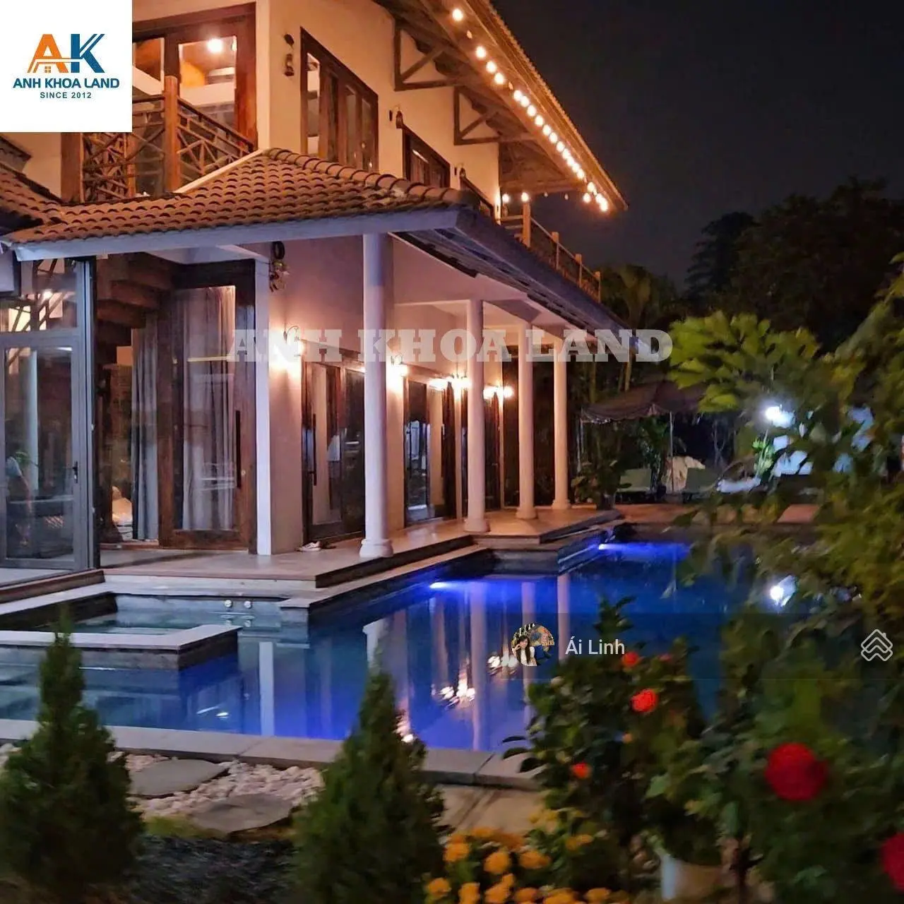 Bán biệt thự sân vườn DT 705m2 (19x37) đường nhựa 6m sát mặt tiền ĐS 2 Trường Thọ sẵn HĐT 200tr/th