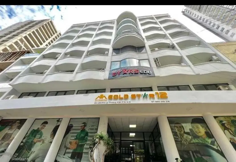 Bán tòa nhà văn phòng Gold Star Lý Thường Kiệt. hầm 9 lầu trung tâm Quận 10