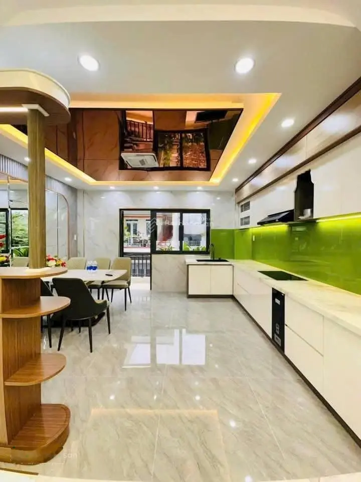 Nhà gần chợ Thạnh Xuân, đường 12m thông, nhà mới full nội thất