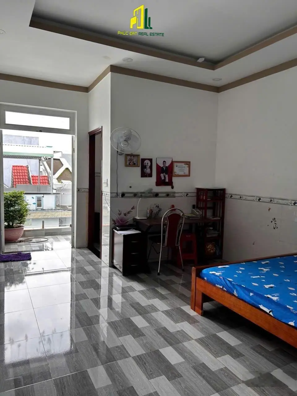 Bán nhà 1T2L mới xây ngay KDC vip - P. Hóa An, đường ôtô 7m thông, cách Nguyễn Thị Tồn 100m, SHR TC