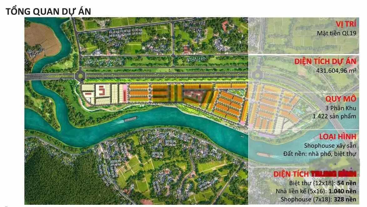 SIÊU PHẨM đất Ven Sông,Mặt tiền QL.19,Liền kề Tp.biển Quy Nhơn