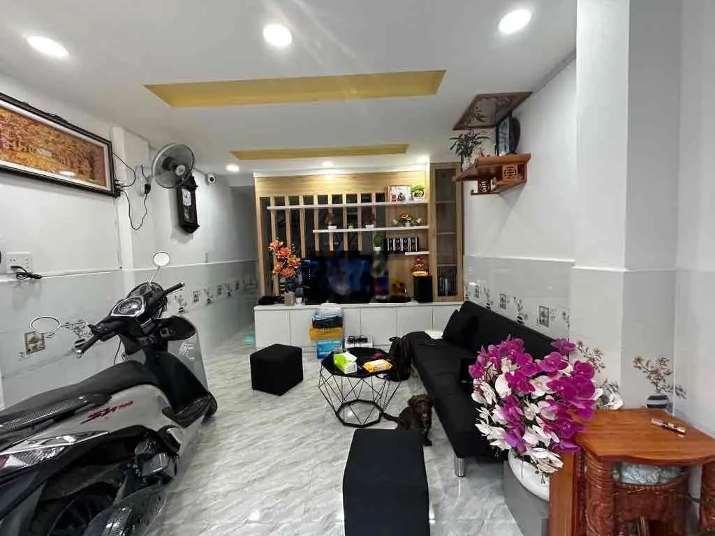 BÁN NHÀ 1 TRỆT 1 LẦU GIÁ 3TỶ 380 triệu ĐƯỜNG TRẦN THỊ CỜ P THỚI AN Q12
