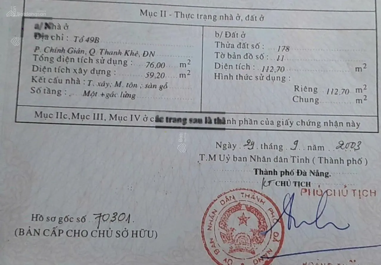 Bán nhà trung tâm, giá tốt - gần trường học, siêu thị