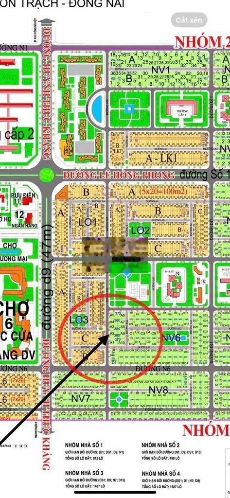 Bán đất hud long thọ , 360m2 , full thổ cư , chỉ 4.86 tỷ