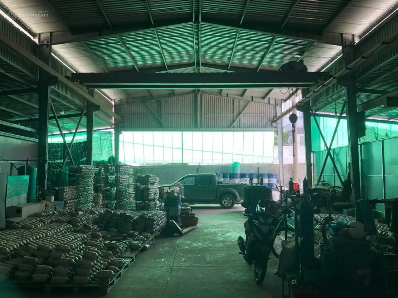 Bán xưởng mặt tiền Nguyễn Thị Nê, Phú Hòa Đông, Củ Chi, Diện Tích 1559m2 có 1000m2 Thổ cư
