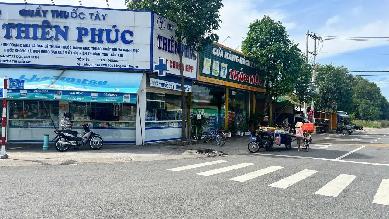 Bán shophouse đẹp xuất sắc tại đường NC, thị trấn Lai Uyên, Bàu Bàng, Bình Dương, 1,35 tỷ, 150m2