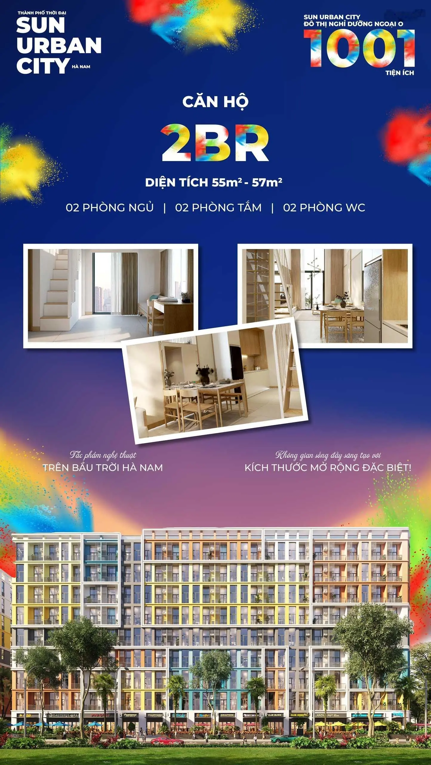 Chung cư cao cấp Duplex Sun Urban City Hà Nam chỉ từ 1,3 tỷ