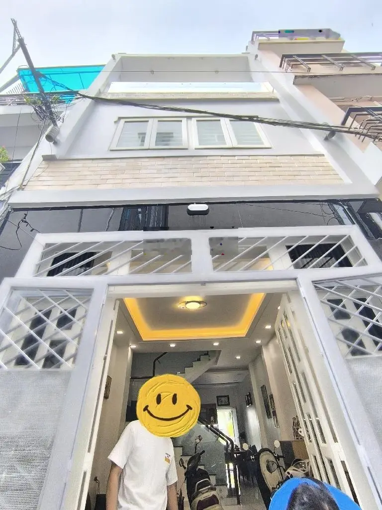 Siêu phẩm bình thạnh - 3 tầng btct lung linh, 4pn khép kín, 4wc - tặng hết nội thất - 2 mặt hẻm trư
