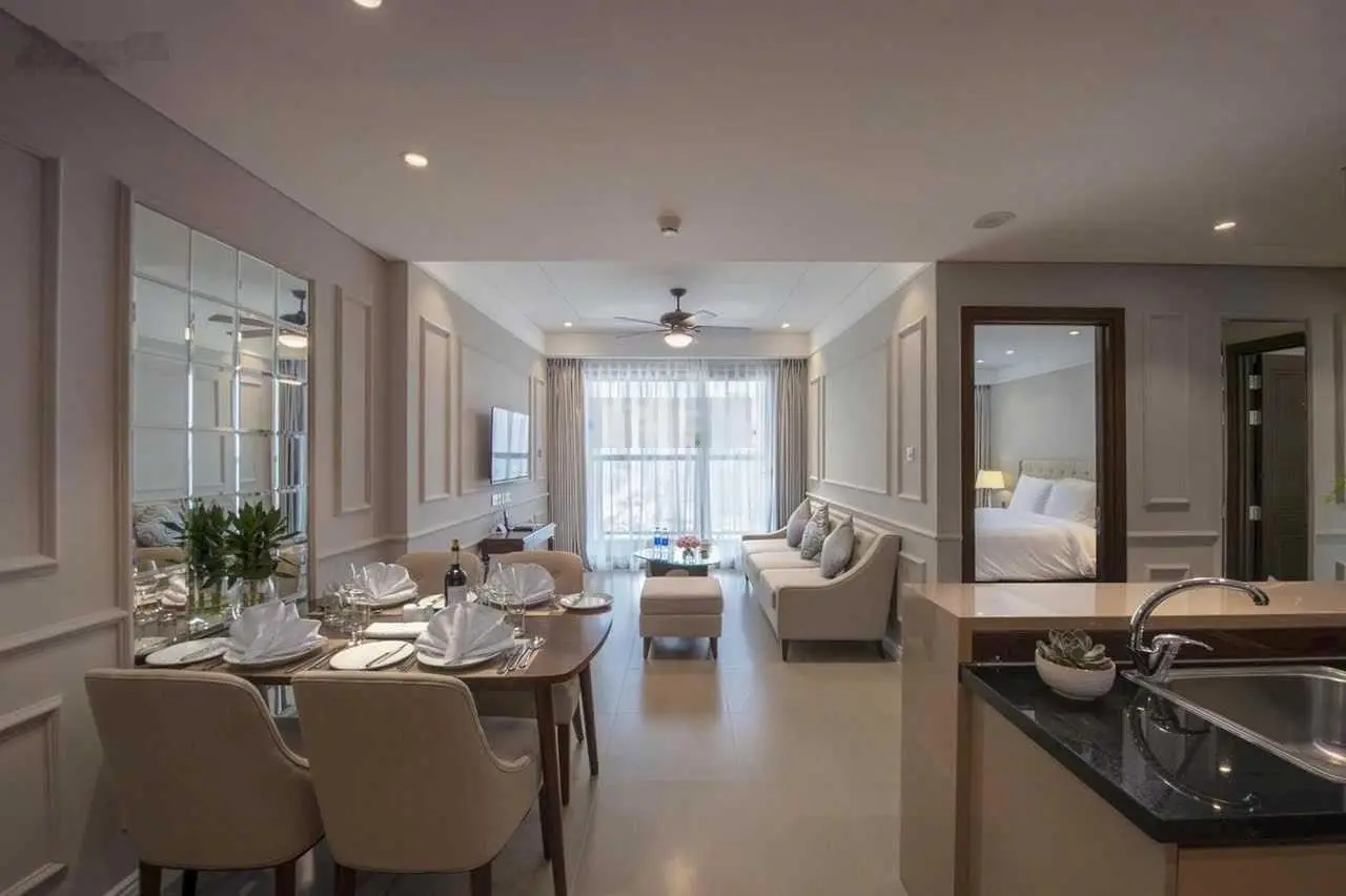 Hàng hiếm căn 2PN 73m2 Alphanam Apartment view biển Mỹ Khê và phố. Full nội thất Luxury sổ lâu dài