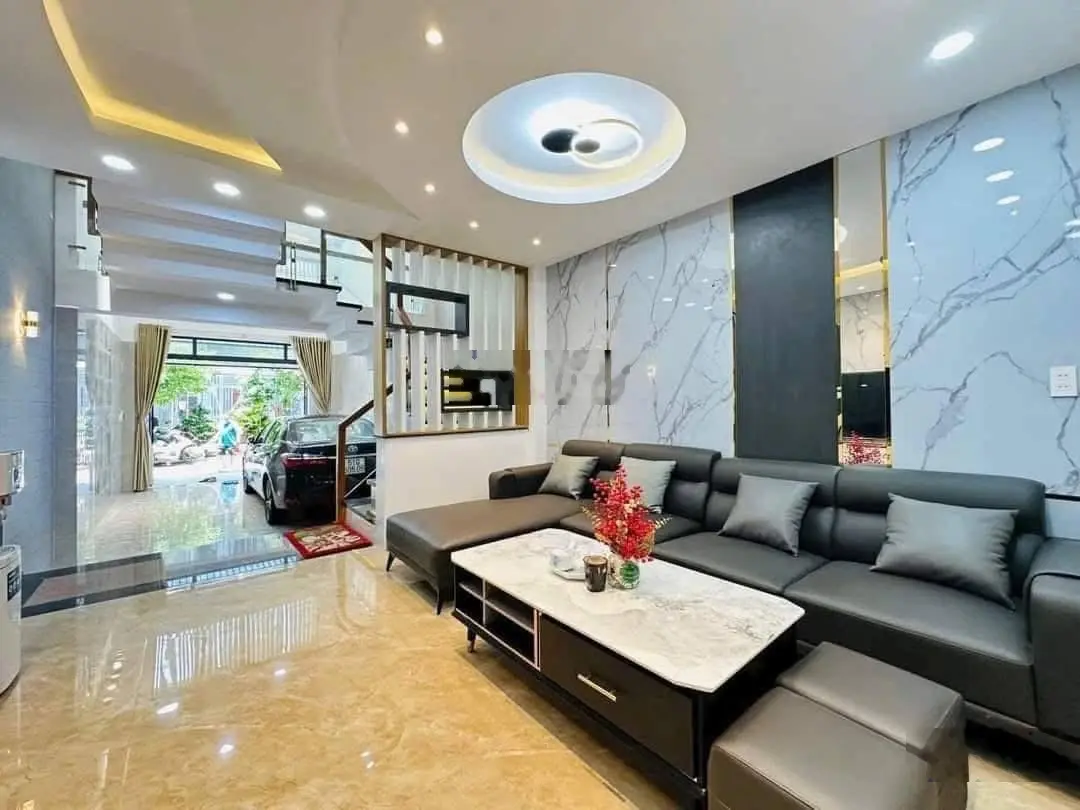 Bán nhà hxh 12m 476/2G Quang Trung P10 full nội thất cn: 60.1m2 (4x16m) 4 tầng 5pn 7wc