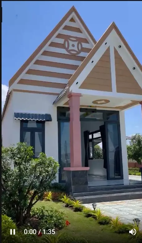 Bán gấp căn nhà vườn nghỉ dưỡng, sổ hồng riêng. Tiện ích xung quanh đầy đủ