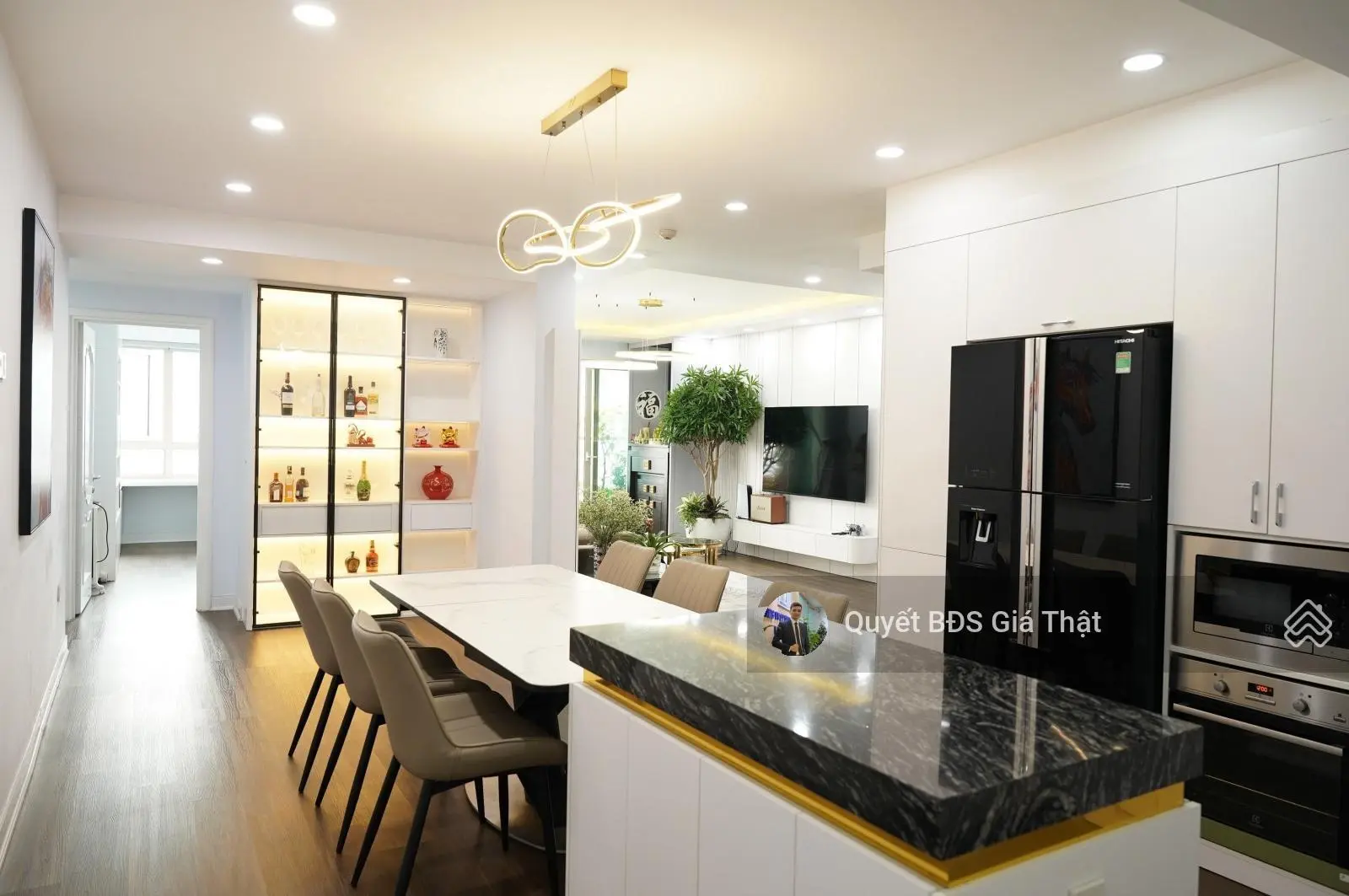 (Giá thật) chính chủ bán căn 120m2 3PN + 2WC tầng trung full NT đẹp giá 6.2 tỷ CC Tây Hà Tower
