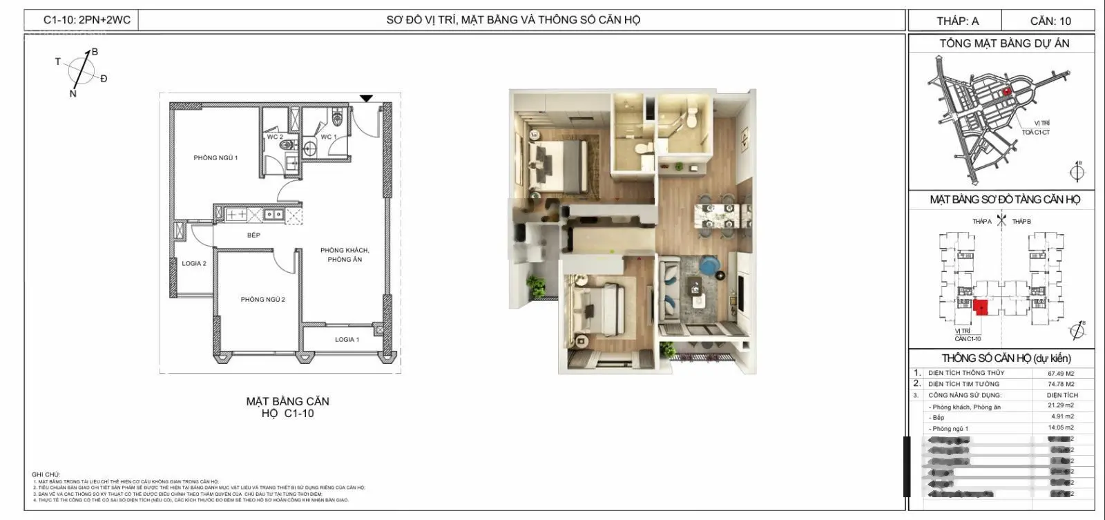 Sở hữu căn hộ DT 67m2, giá chỉ từ 1,2 tỷ, view hồ siêu đẹp, có nhà ở ngay