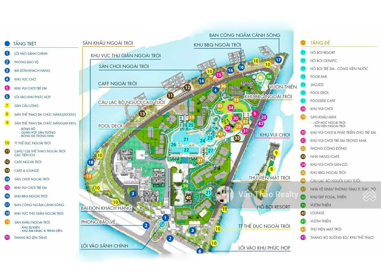 Bán căn hộ 3PN tiêu chuẩn Resort ngay trung tâm TP, Đảo Kim Cương - Diamond Island 3 mặt giáp sông