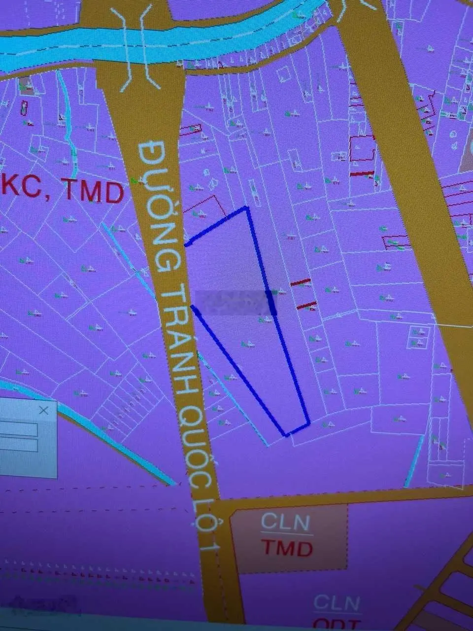 Bán 1.5 ha đất Ngay khu trung tâm tam giác QL1A và Võ Văn Kiệt, Tân Quới Tây, TP.Vĩnh Long