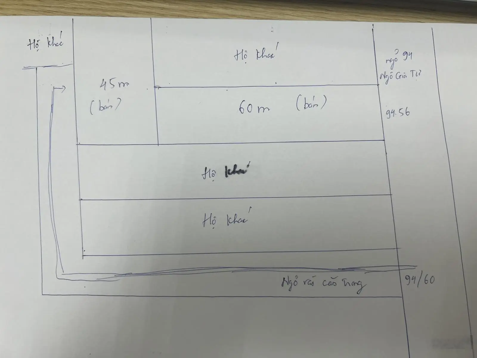 Chính chủ bán nhà ngõ ngô gia tự 105m mặt tiền 8m giá chỉ 13.5 tỷ 0986073333