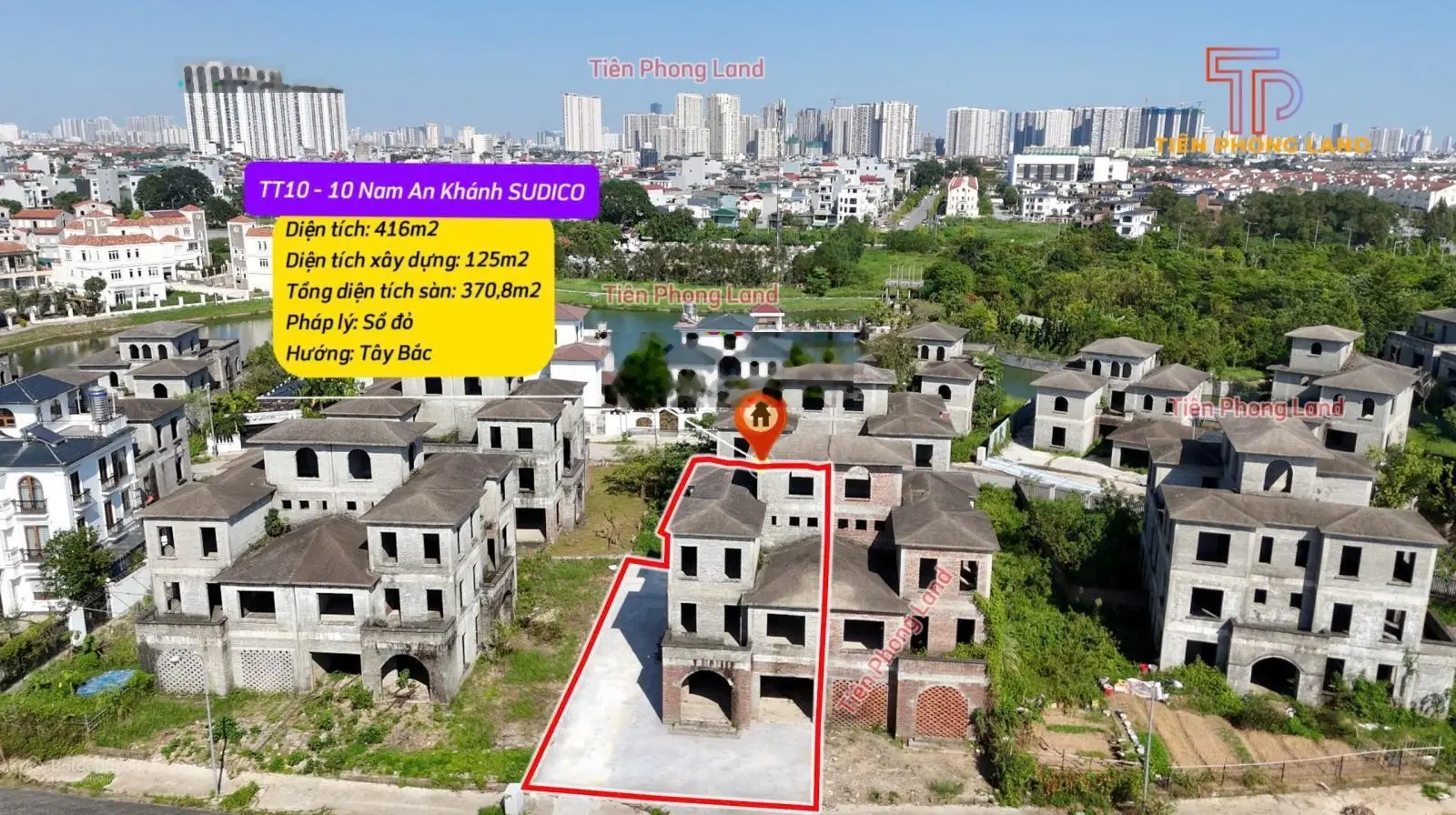 Gấp! bán nhà biệt thự 416m2 tại nam an khánh, giá nhỉnh 90 triệu/m2