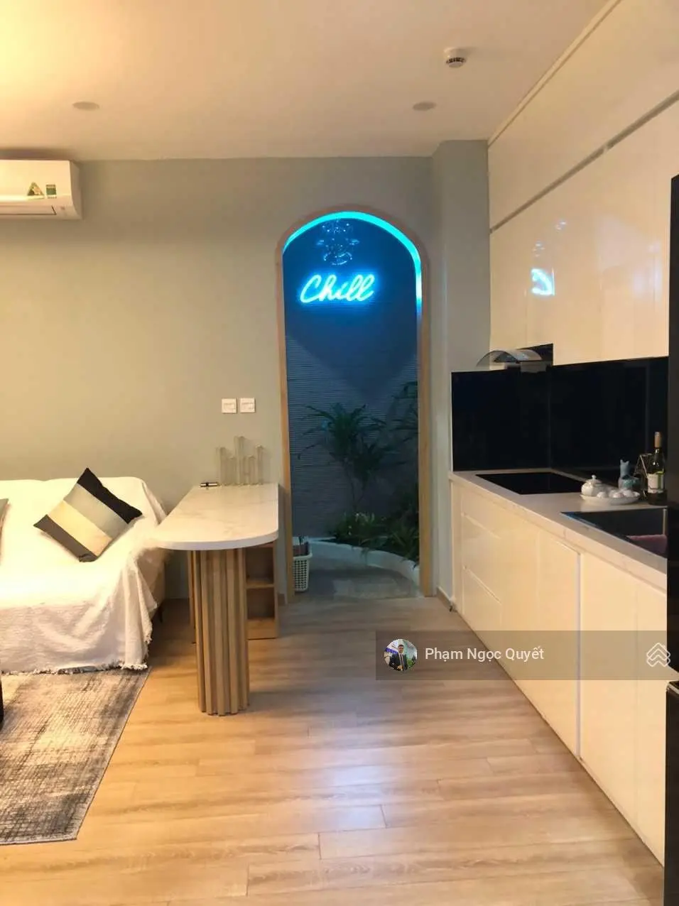 (Giá thật) chính chủ bán căn 96m2 3PN 2WC full nội thất BC Đông Nam giá 7.8 tỷ CC Bonanza Duy Tân