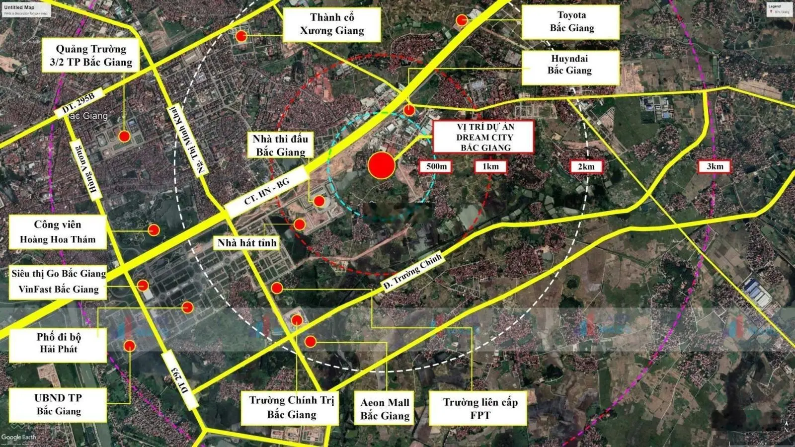 Mở bán dự án Dream City Bắc Giang, giá CĐT, chính sách chiết khấu cực ưu đãi
