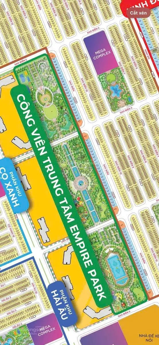 Chủ nhà ngộp bank cần gấp căn Sao Biển 58,5 m2 gần chung cư masteri, công viên 7,5 ha ,bể bơi