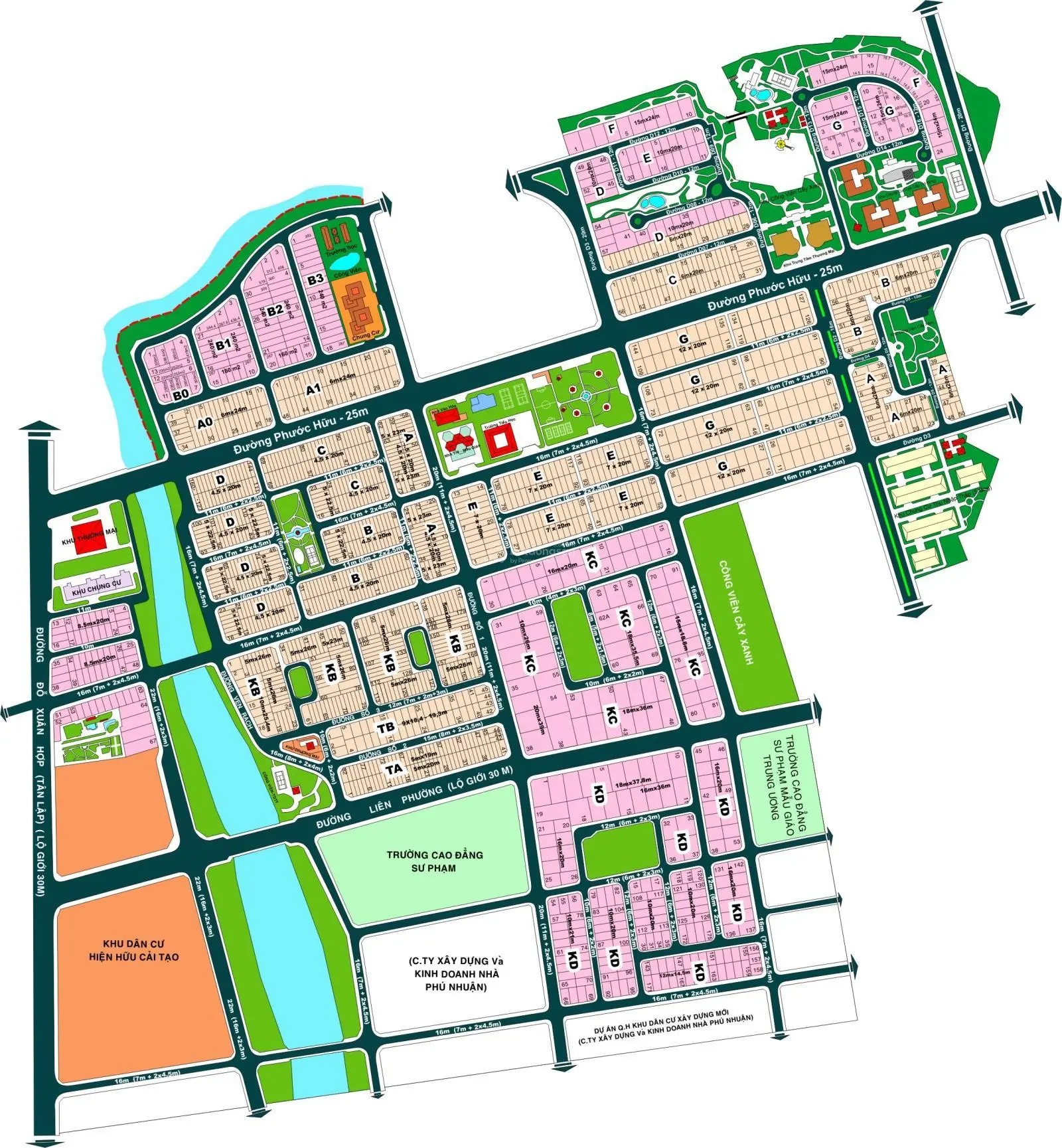 Bán đất dự án đối diện khu Đô Thị Mới Global City, DT 5x25m đối diện công viên, sổ hồng, đường 12m