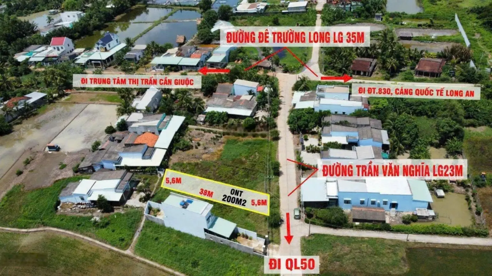 Cần bán 200m2 đất thổ mặt tiền đường xe tải lớn chạy, SHR, khu đông dân, giá rẻ