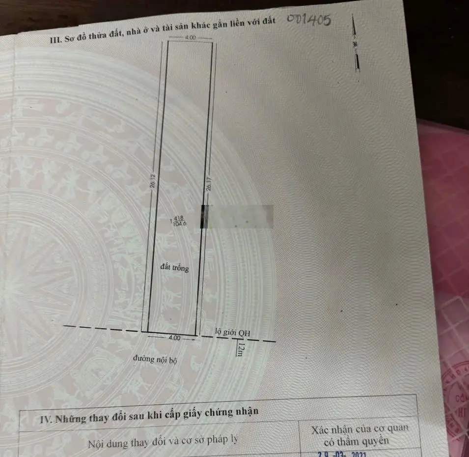 Bán đât đường An Dương Vương,phường 16,Quận 8,khu dân cư sầm uất, giá 7tỷ1 Chính chủ