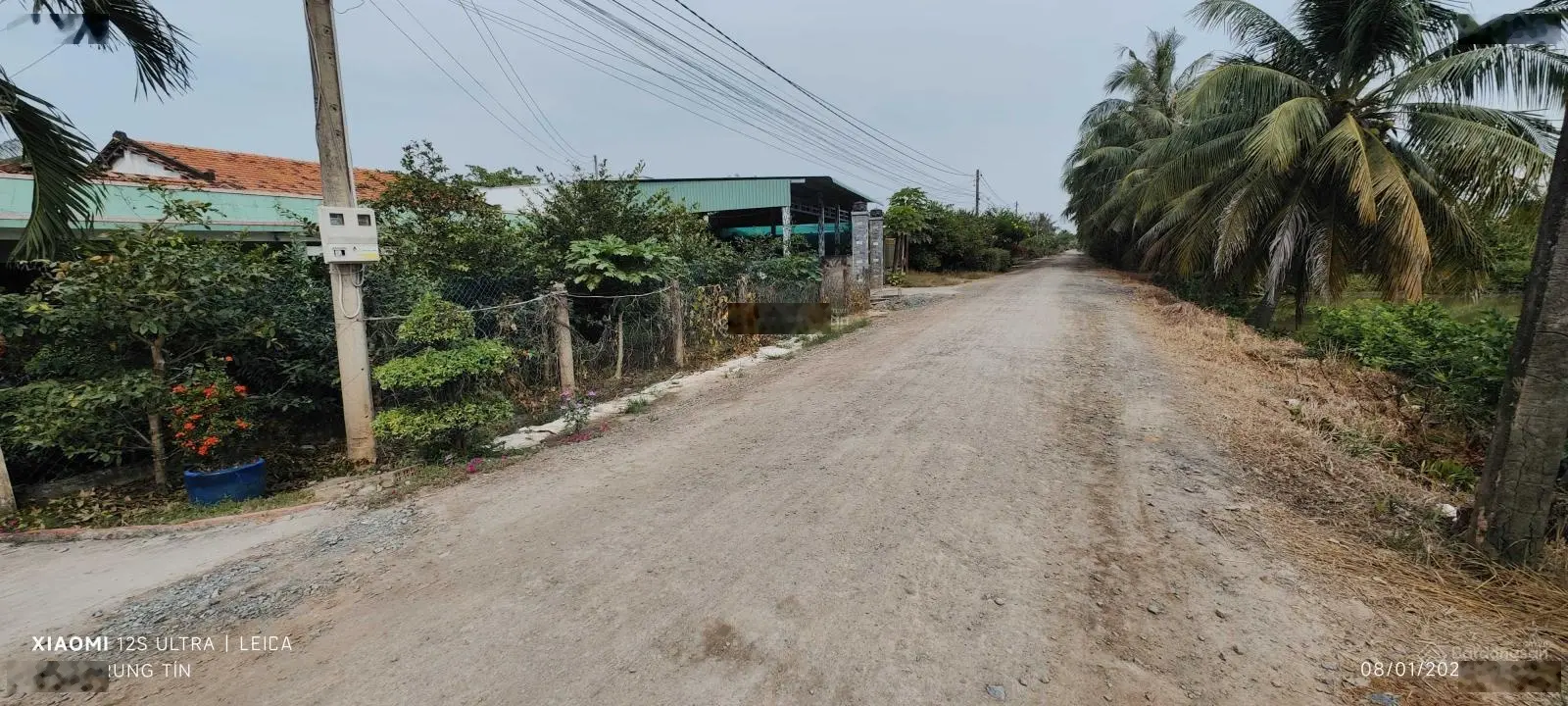 Bán lô đất thổ vườn có nhà mặt tiền Đê Bao, giá 3,3 tỷ