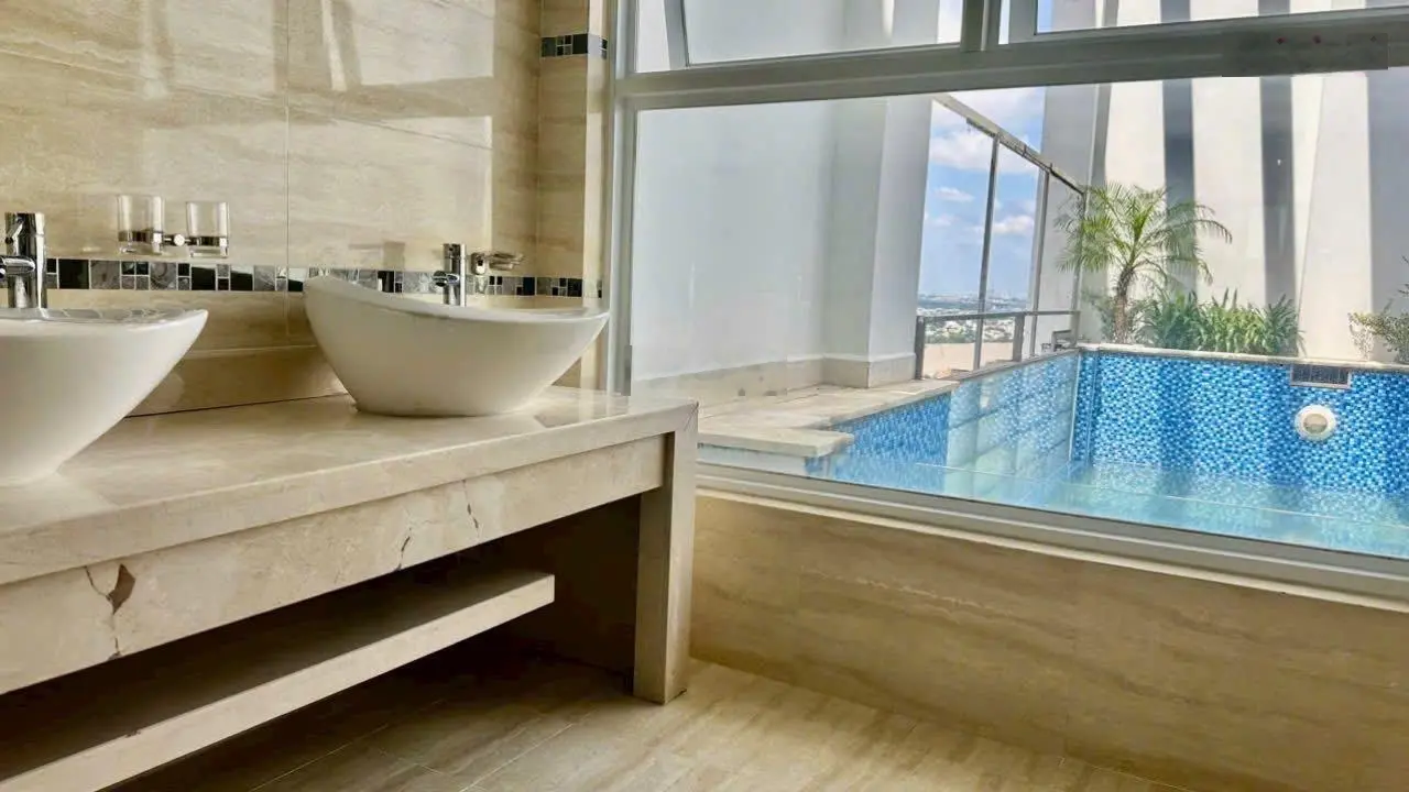 Căn hộ penthouse tầng 19, (DT 592m2) view thoáng nhìn ra sông Đồng Nai lô góc 2 mặt tiền